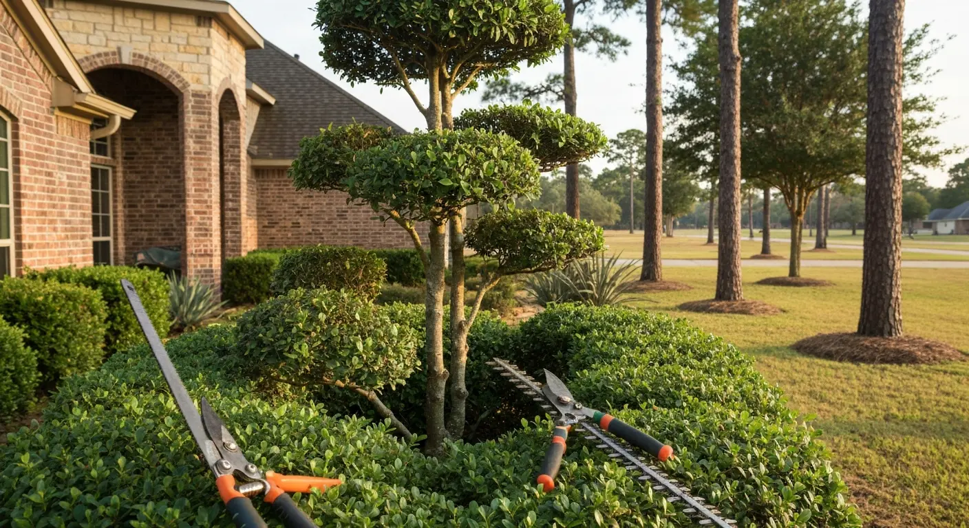 Landscape trimming and pruning