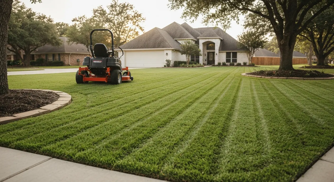 Lawn maintenance service