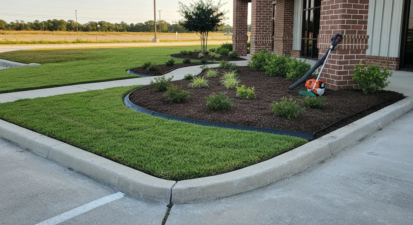 Commercial property landscaping