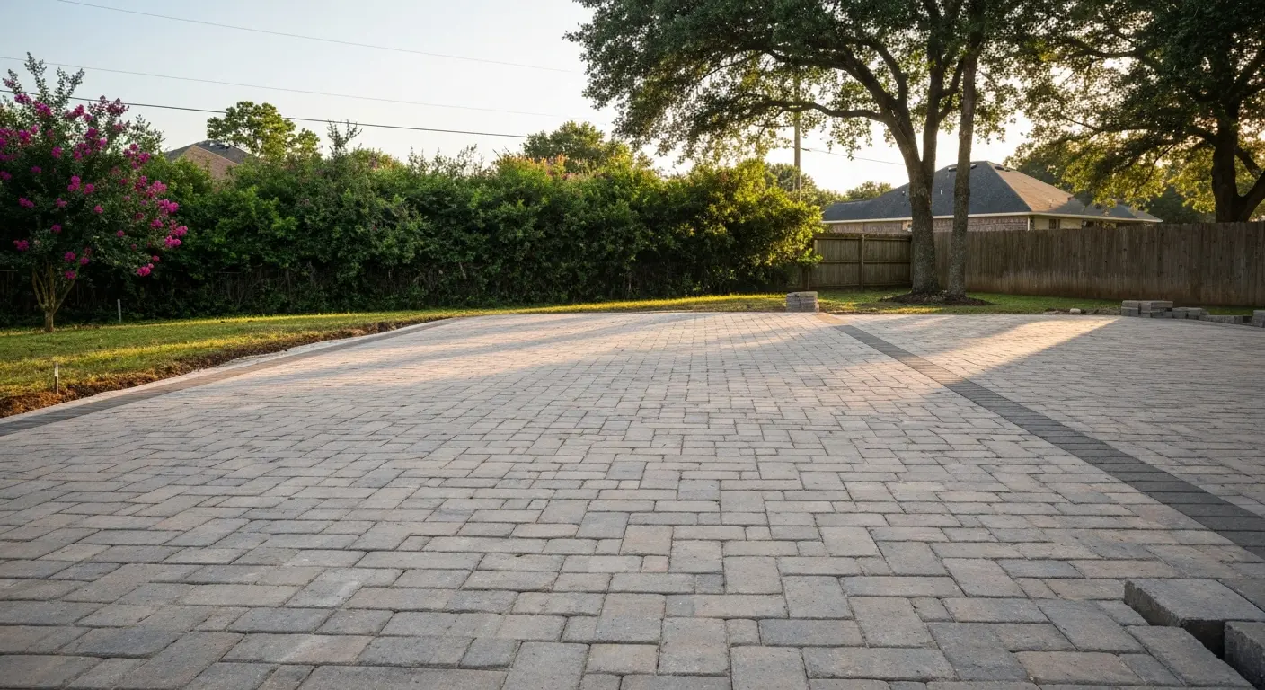 Patio pavers for entertaining