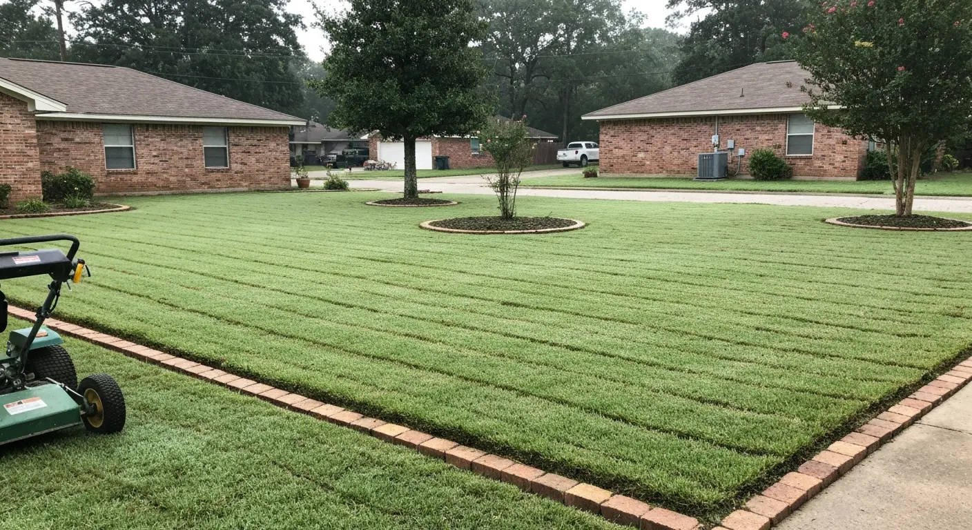 Lawn maintenance service