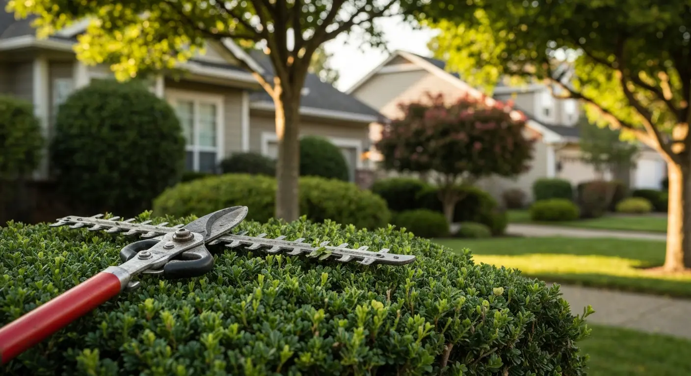 Tree and shrub trimming services