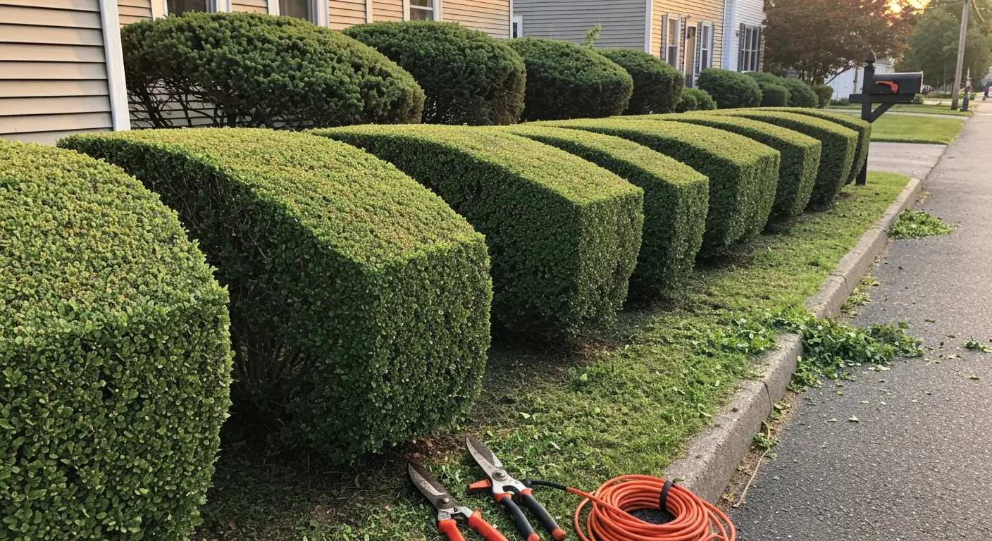 Shrub trimming and pruning
