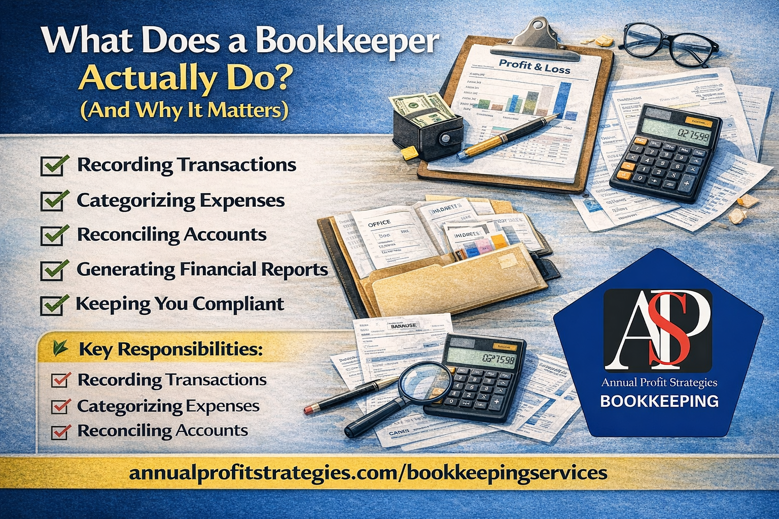 What does a Bookkeeper Do