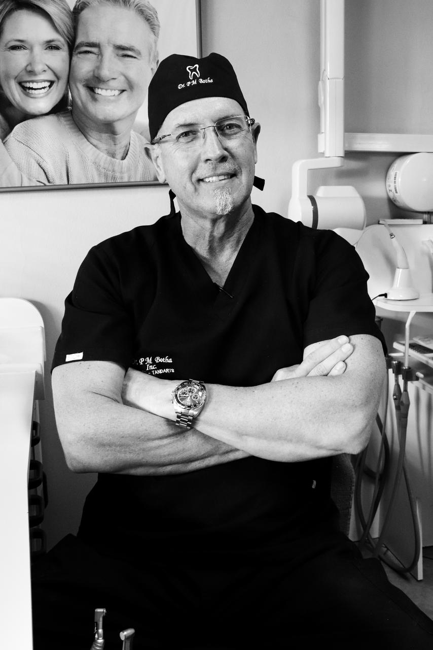Dr Pieter Botha, dentist at Dr PM Botha Inc dental practice in Witbank