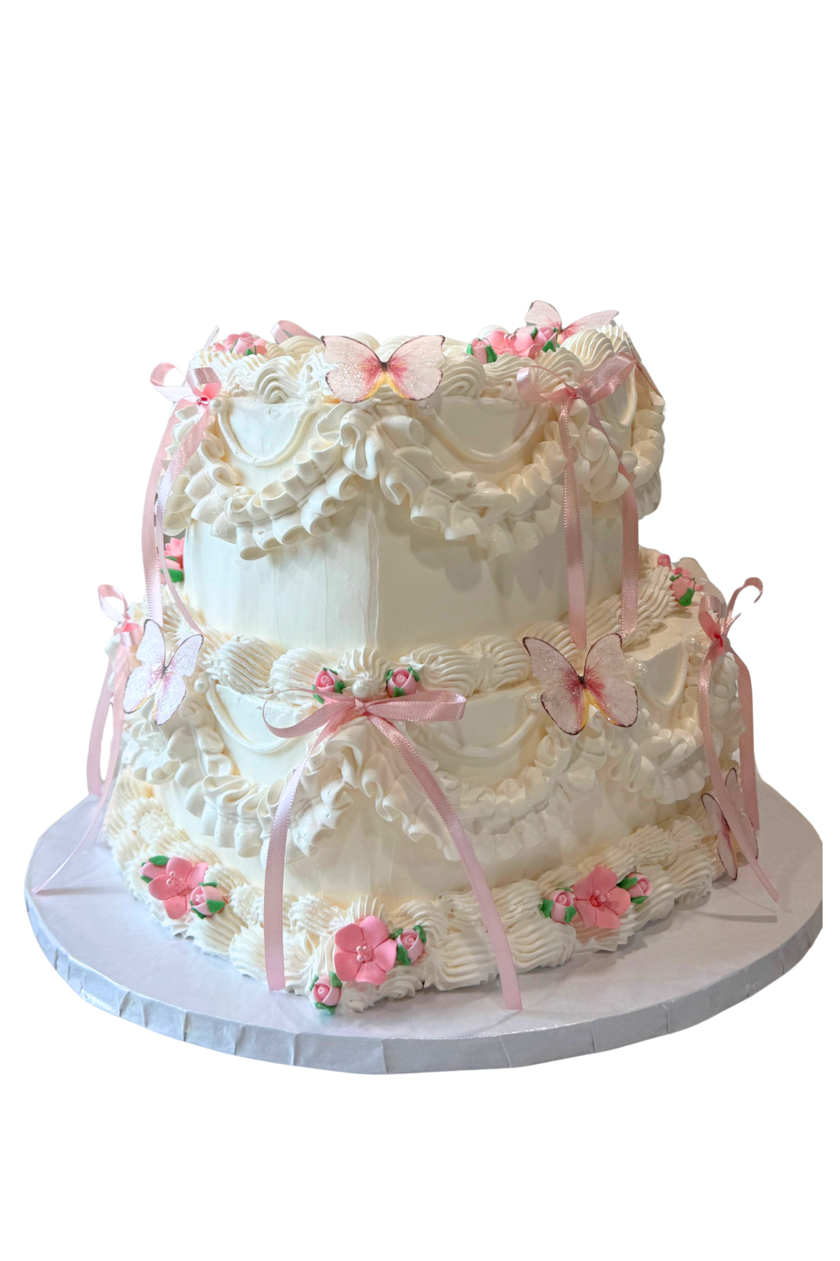 Vintage Ruffle Cake