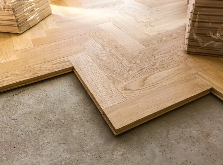 Flooring samples prepared for an in-home design consultation