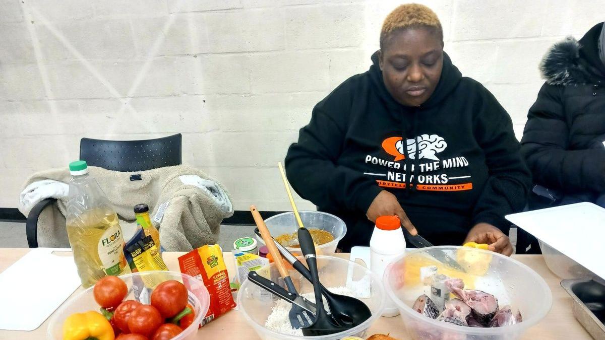 Serving food to community