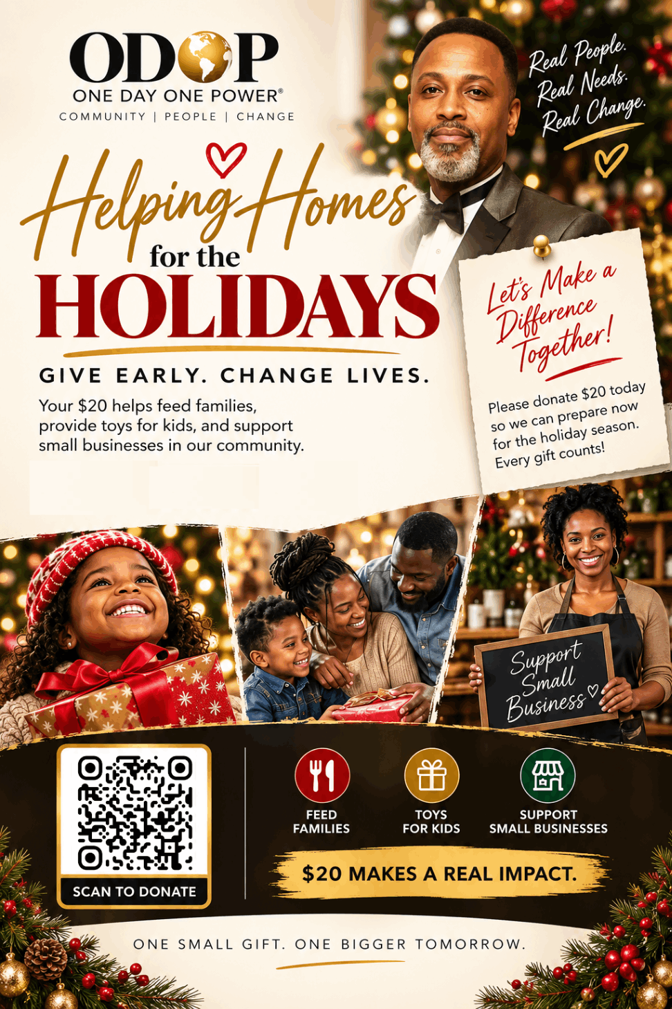 $20 For Change community impact