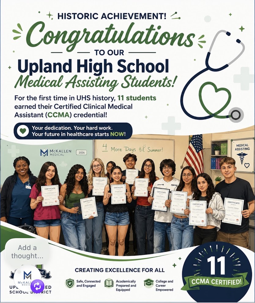 Upland High School Historic CCMA Certification