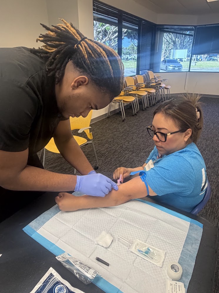 Hands-on Phlebotomy Training Session