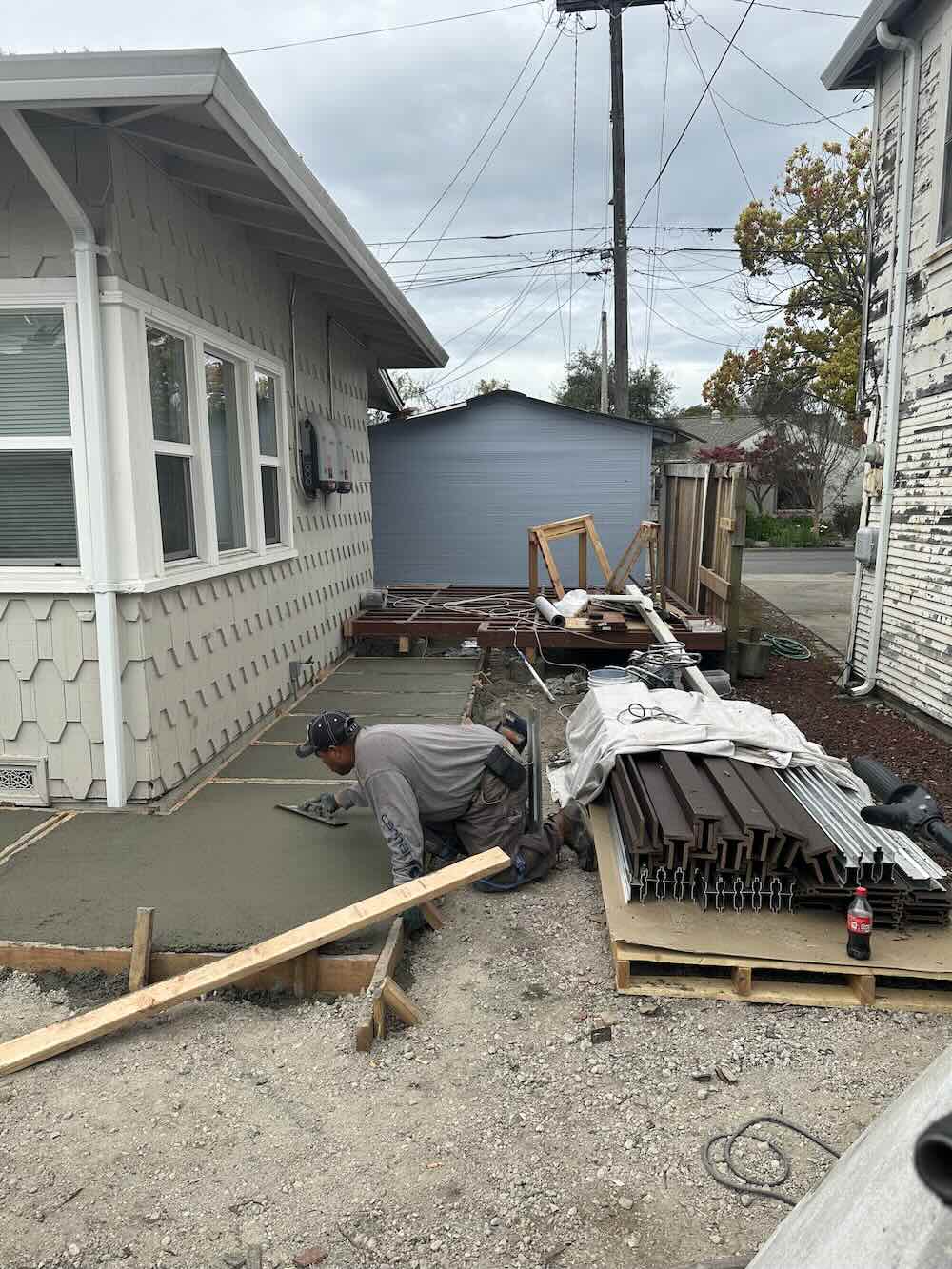 Before: same property prior to work