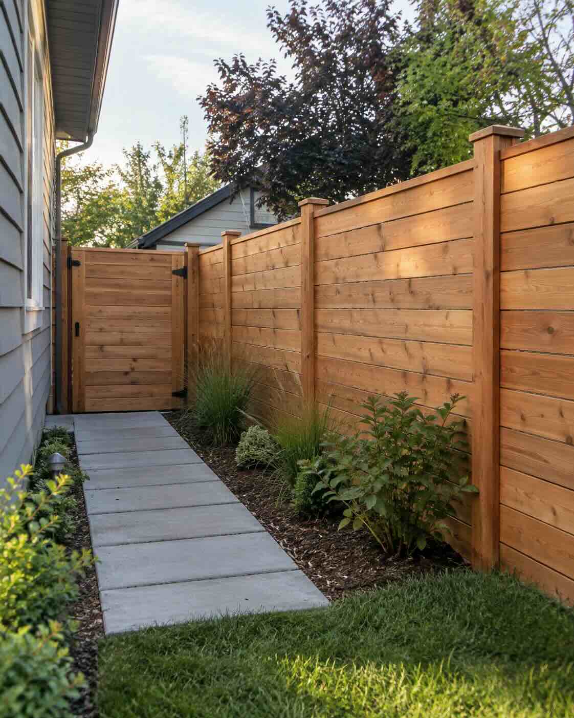Fence and plant design project photo AHA Landscaping