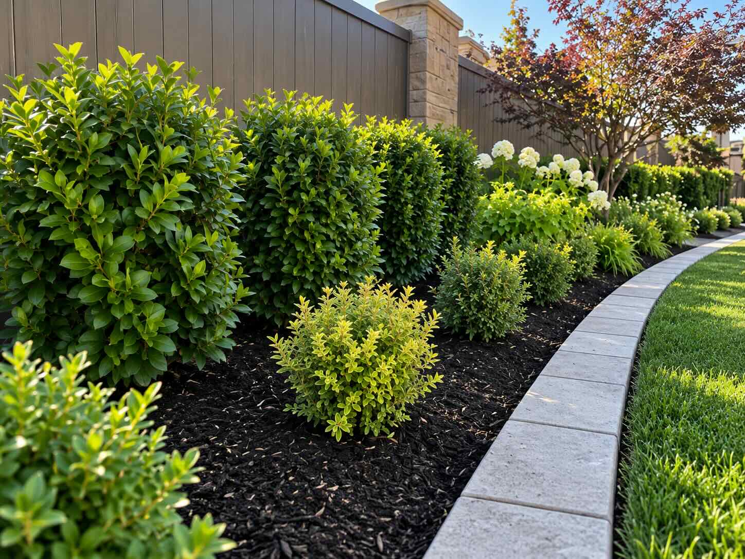 Landscape maintenance project in Cloverdale