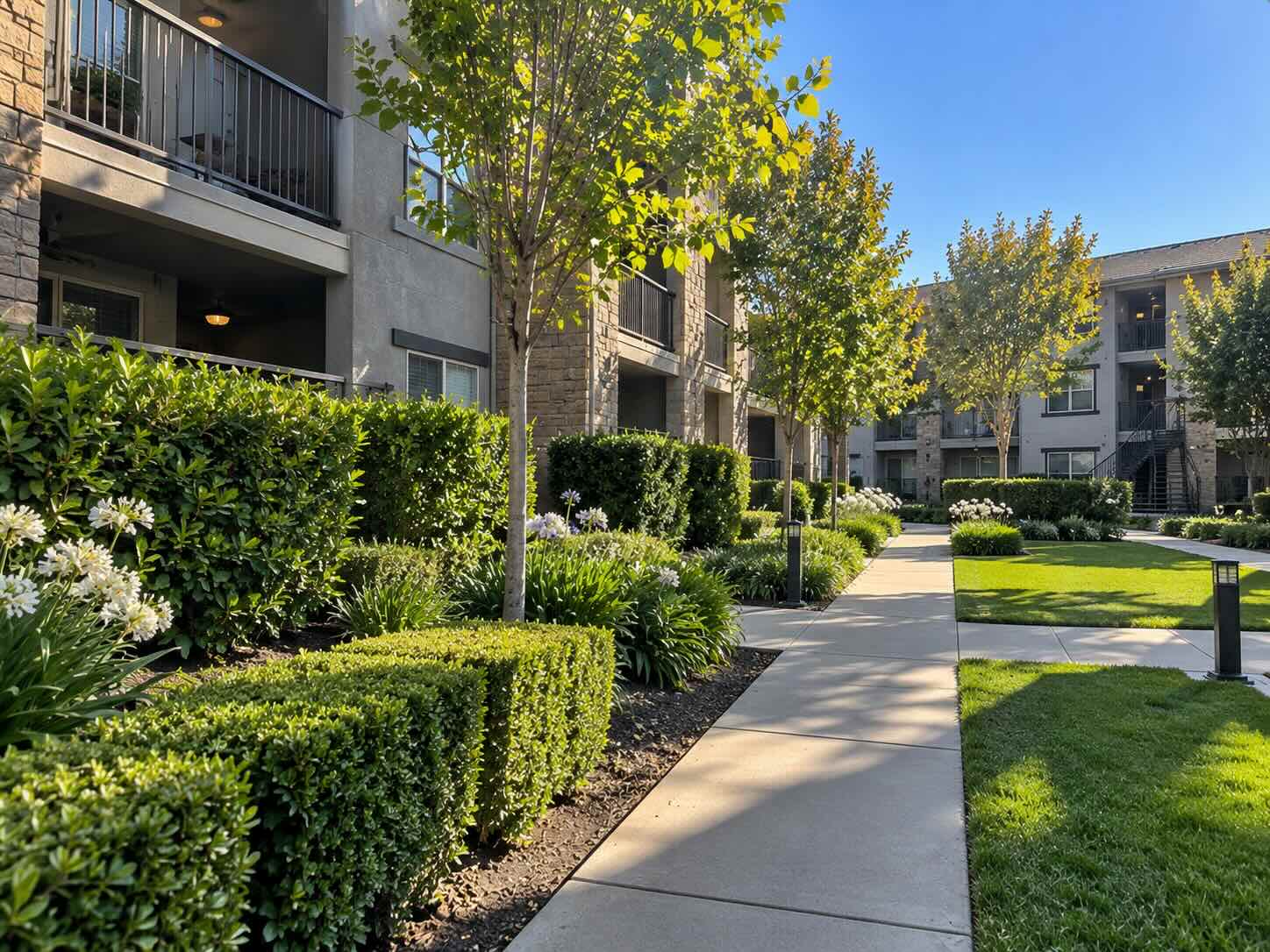 Commercial property grounds care in Windsor