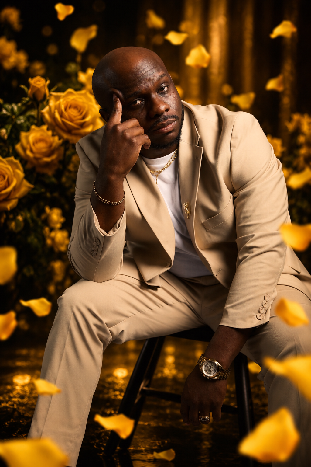 Mike D Poet — Yellow Rose Petals