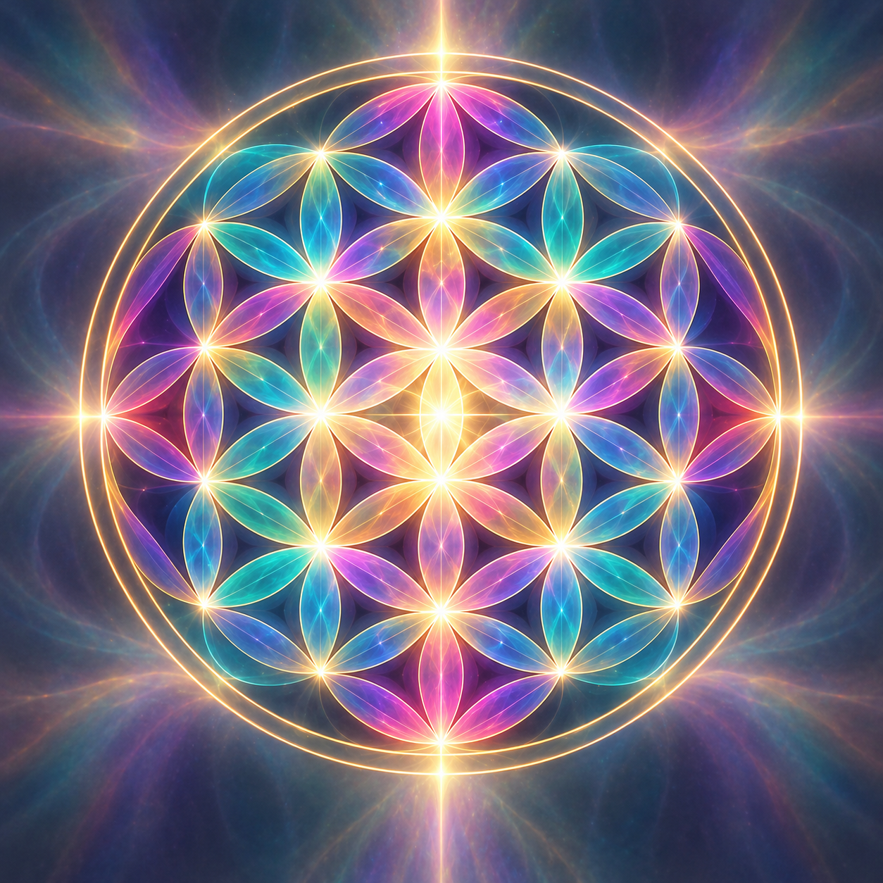 Radiant Flower of Life