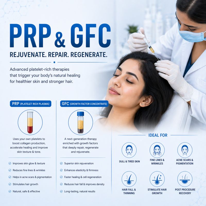 PRP and GFC Hair Loss Treatment at Dermasculpt Jayanagar