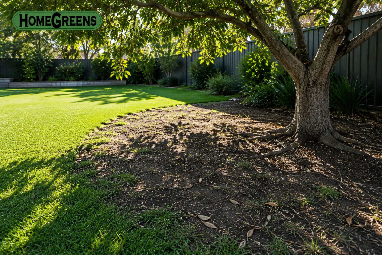 Joondalup lawn care for grass growing under trees and shade