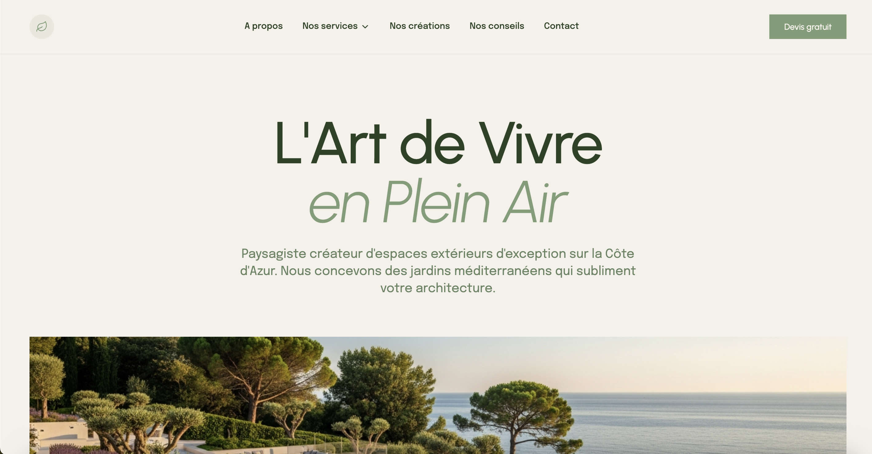 Design épuré et orienté conversion pour site professionnel