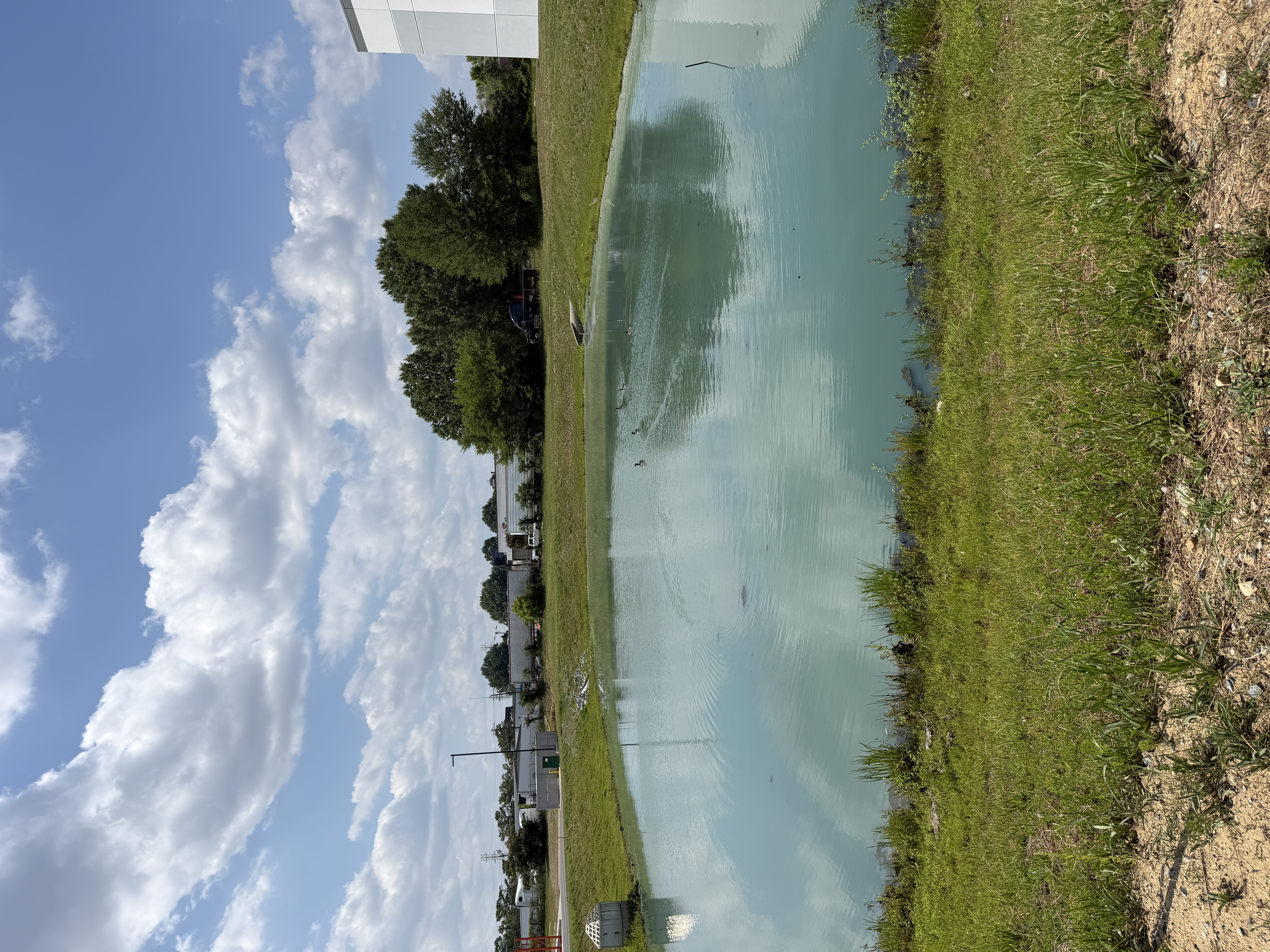 Retention Pond Maintenance & Repair in action