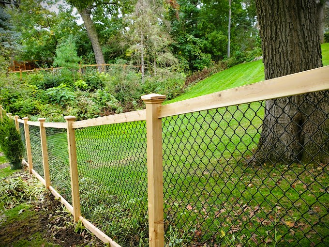 Black Chain-Link Fence Anoka County