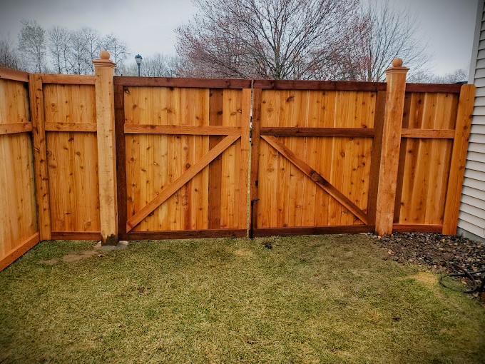 Wood Privacy Fence Anoka County