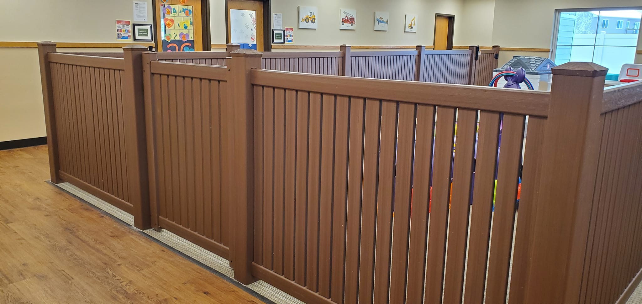 Black Chain-Link Fence 