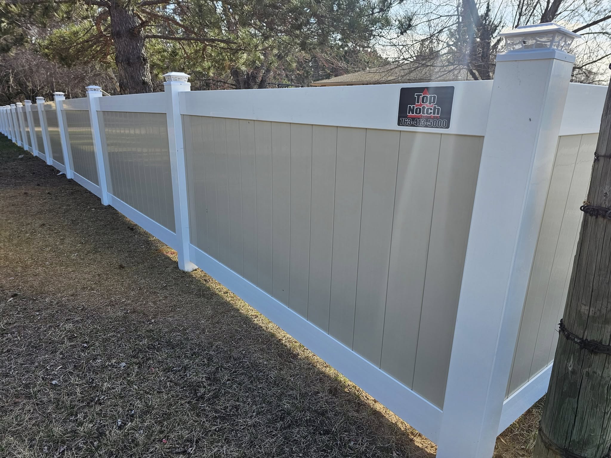 Ramsey County Vinyl Privacy Fence