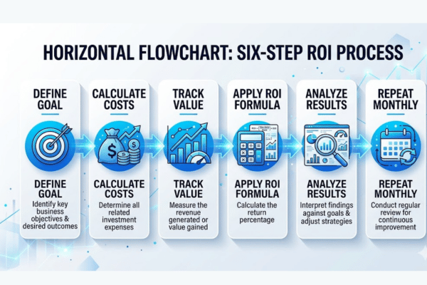 Step by step process to calculate social media ROI for small business