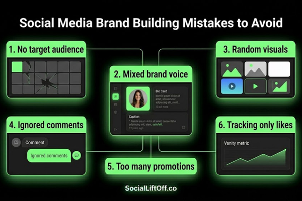 Common social media brand building mistakes to avoid