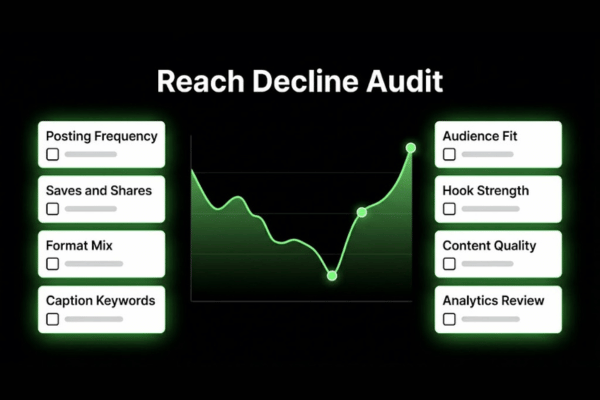 social media reach audit checklist for diagnosing declining reach