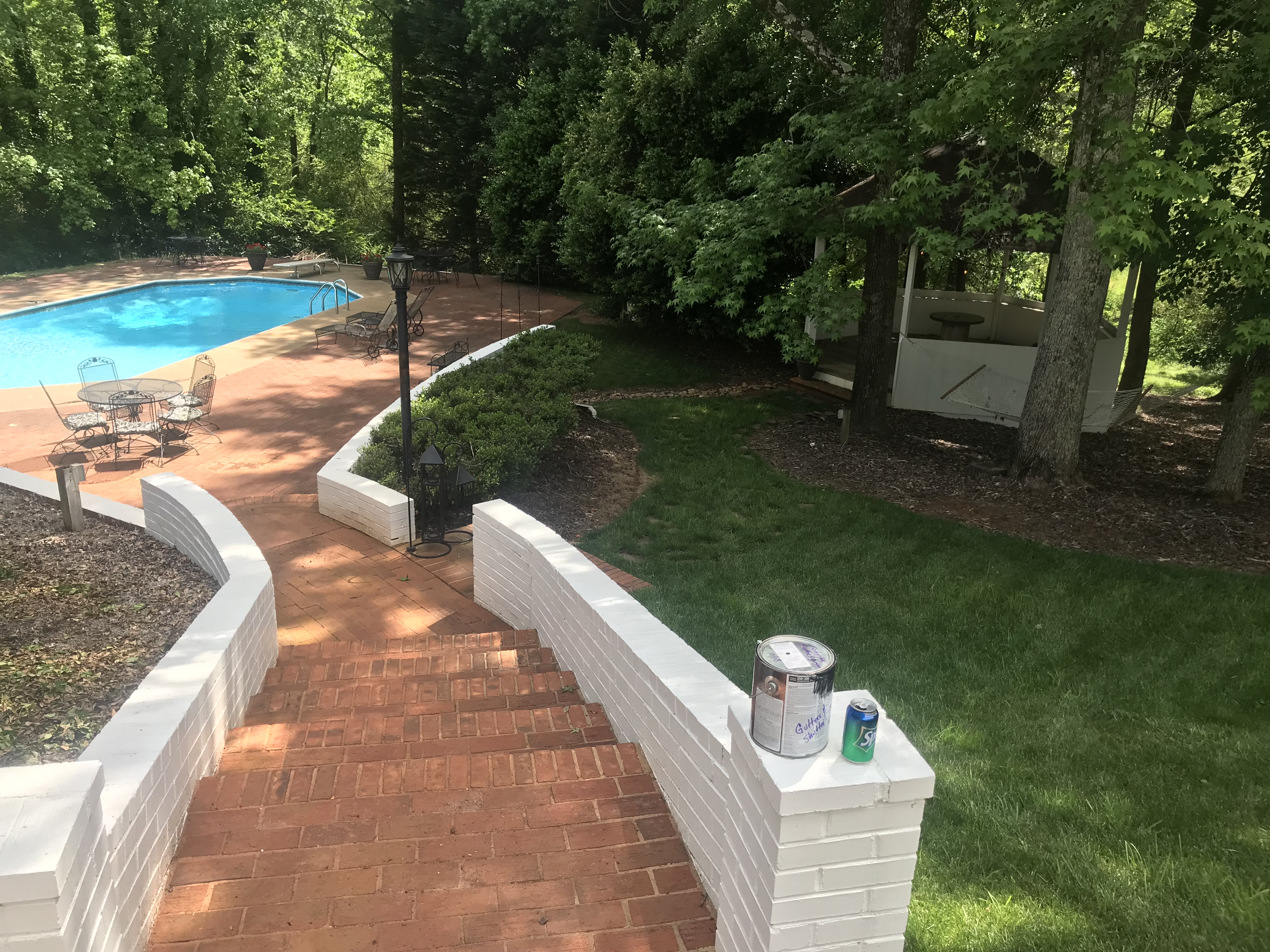 Exterior Brick Wall Painting