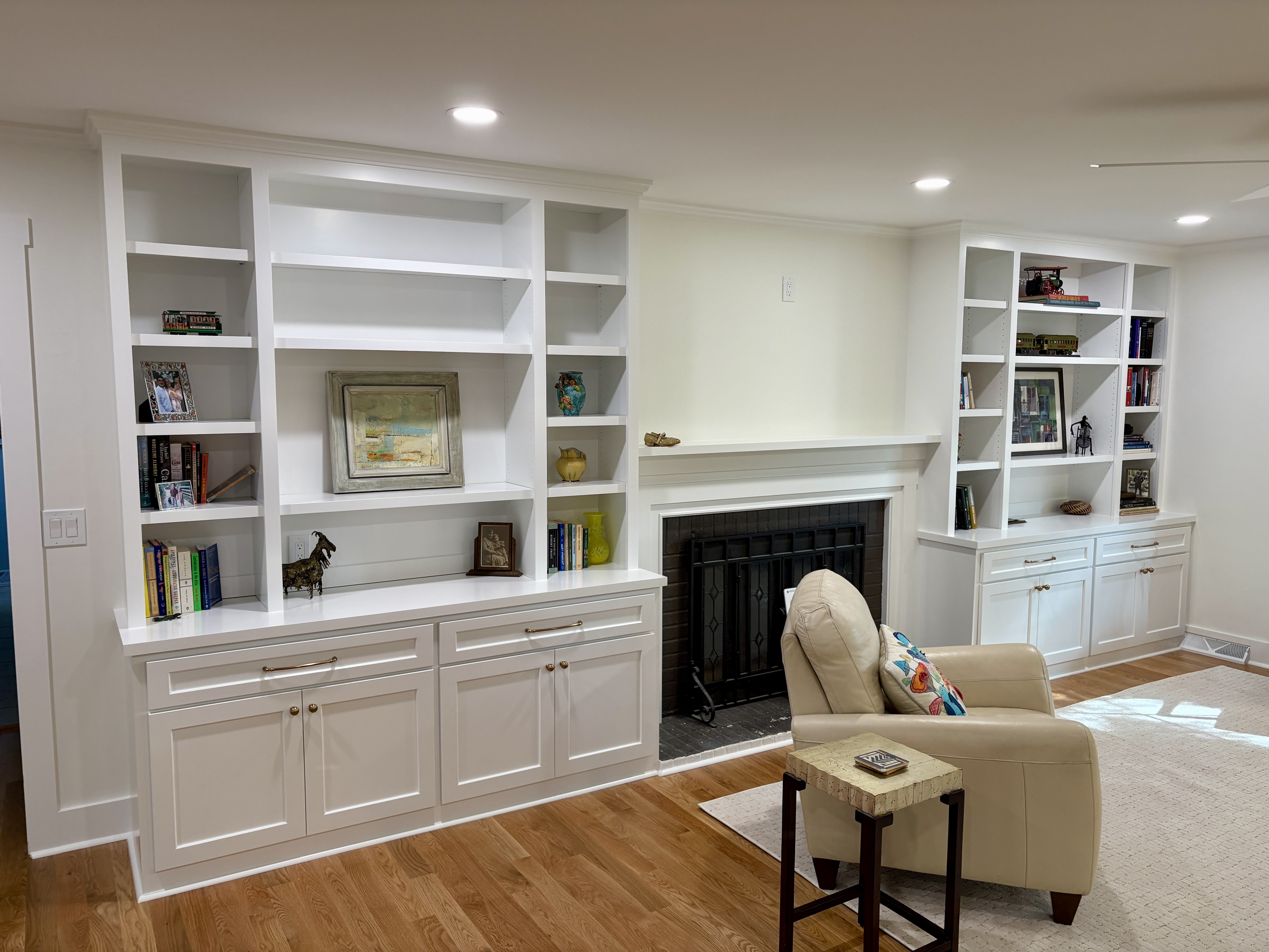 Built-In Bookshelf Painting