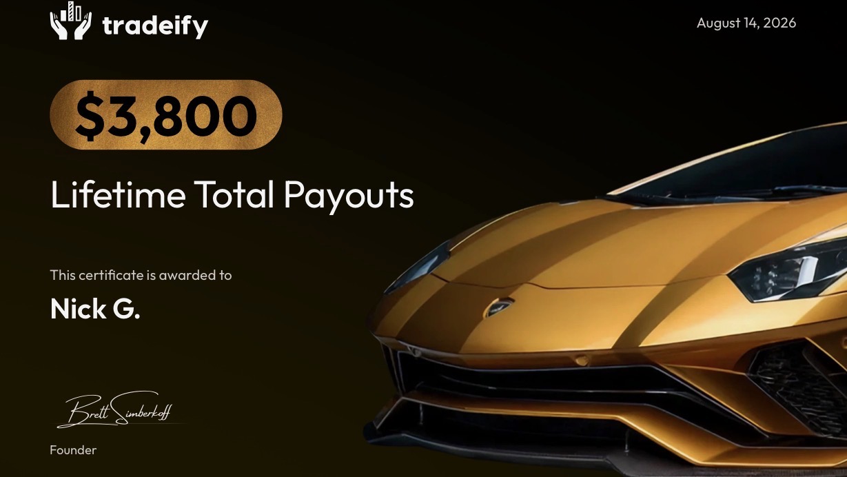 Nick G. — $3,800 Lifetime Payouts
