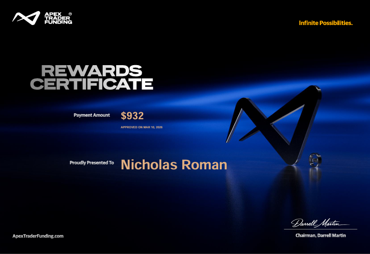 Nicholas Roman — $932 Payout