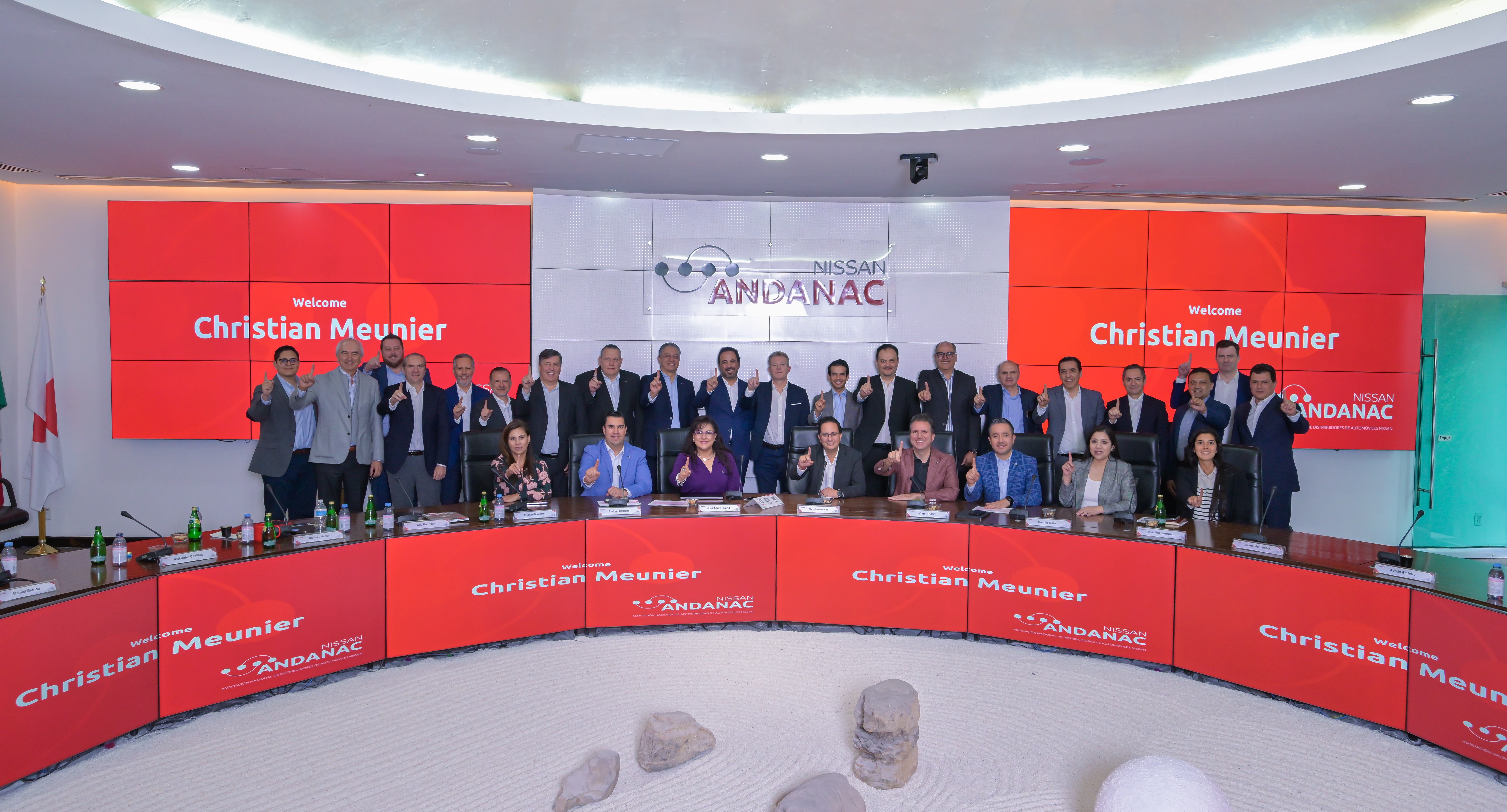 Evento corporativo con audiencia