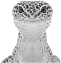 A round icon with a small image of a gecko and a green background, used as a decorative quote accent.
