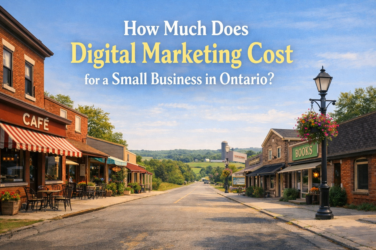 How nuch does it cost for digital marketing in south western ontario