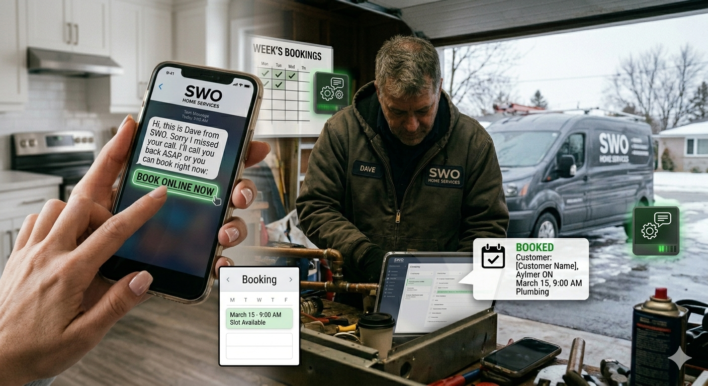 Holy, I didn't even hear the phone ring and now I have a booked appointment