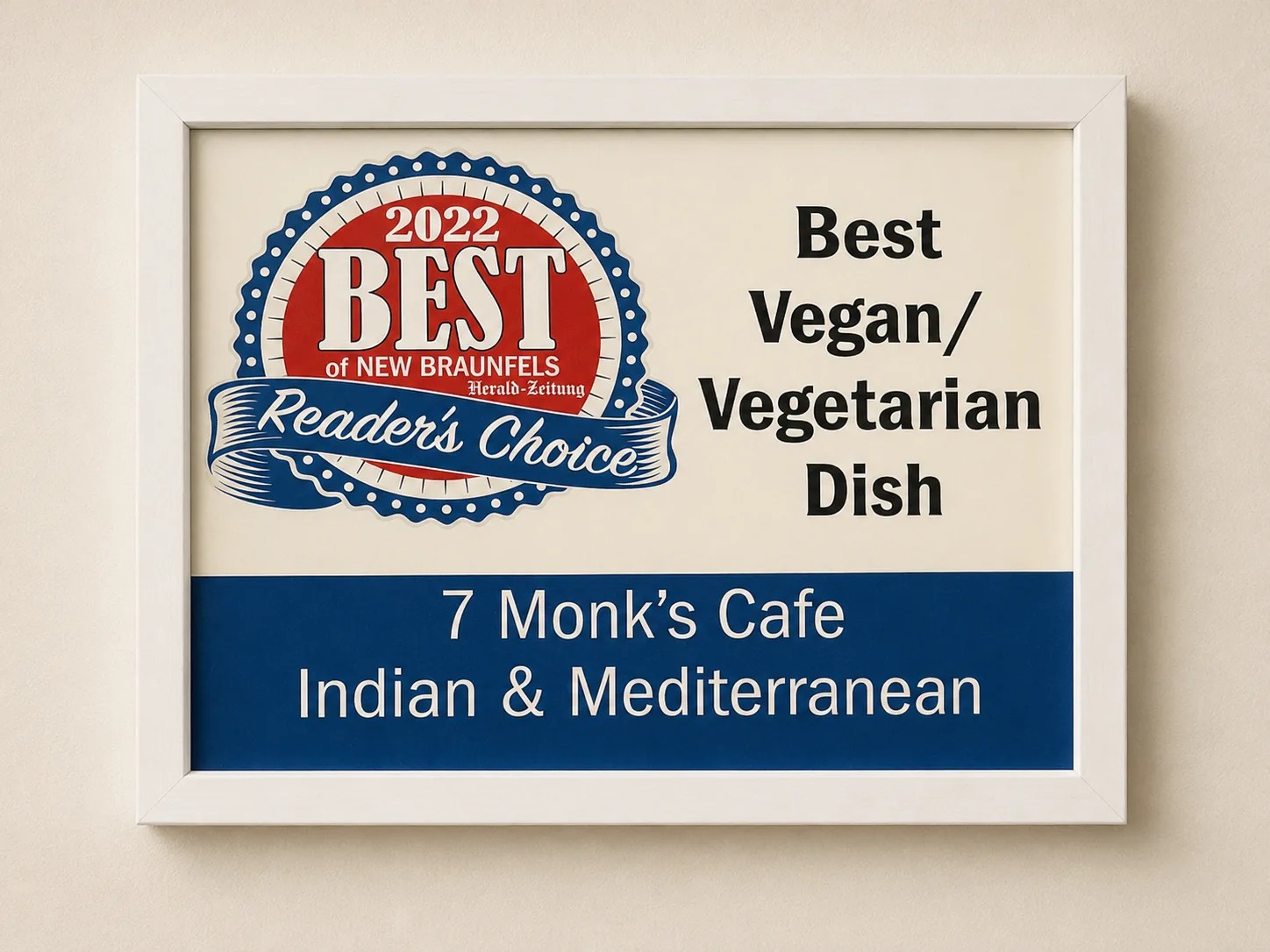 2022 Best Vegan/Vegetarian Dish