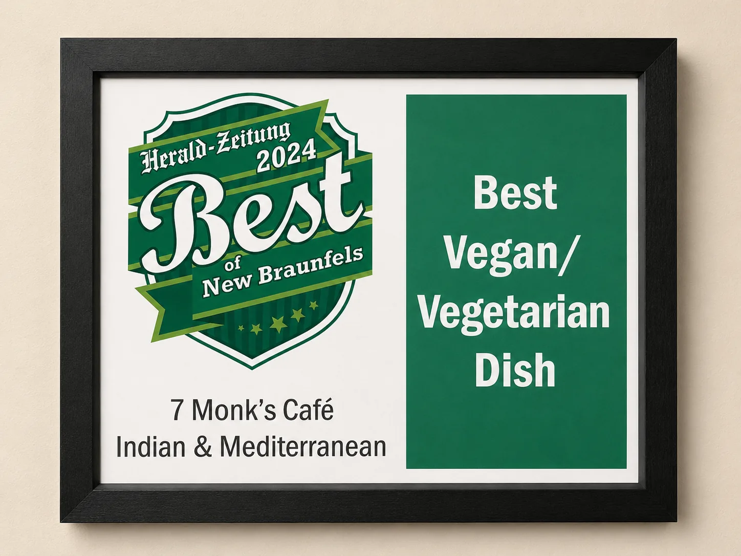 2024 Best Vegan/Vegetarian Dish