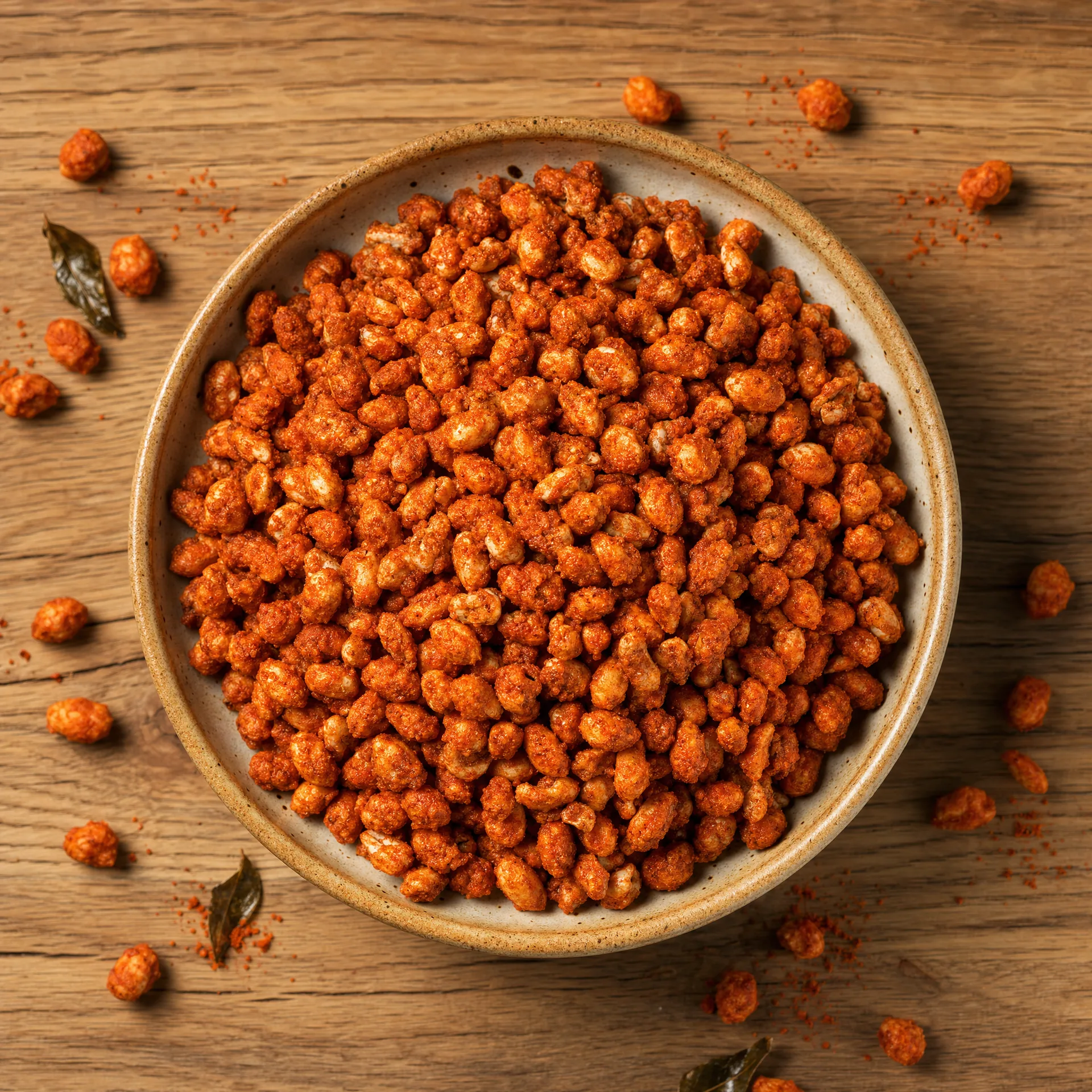Masala-spiced roasted chickpeas at 7 Monks Cafe
