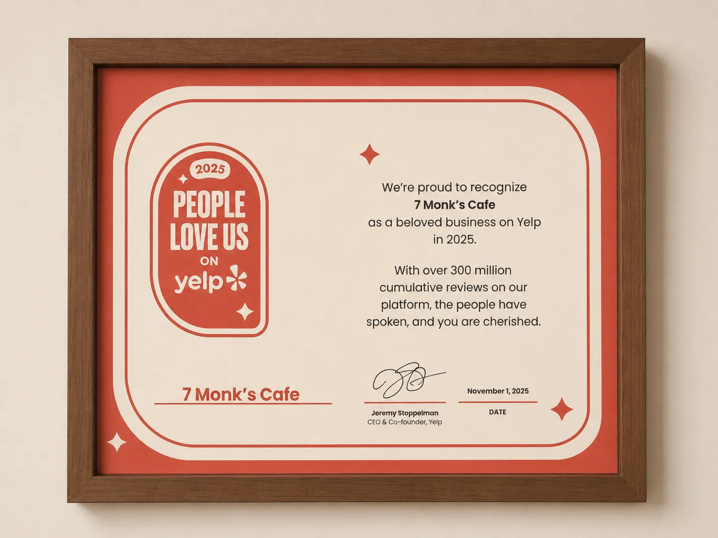 2025 People Love Us on Yelp