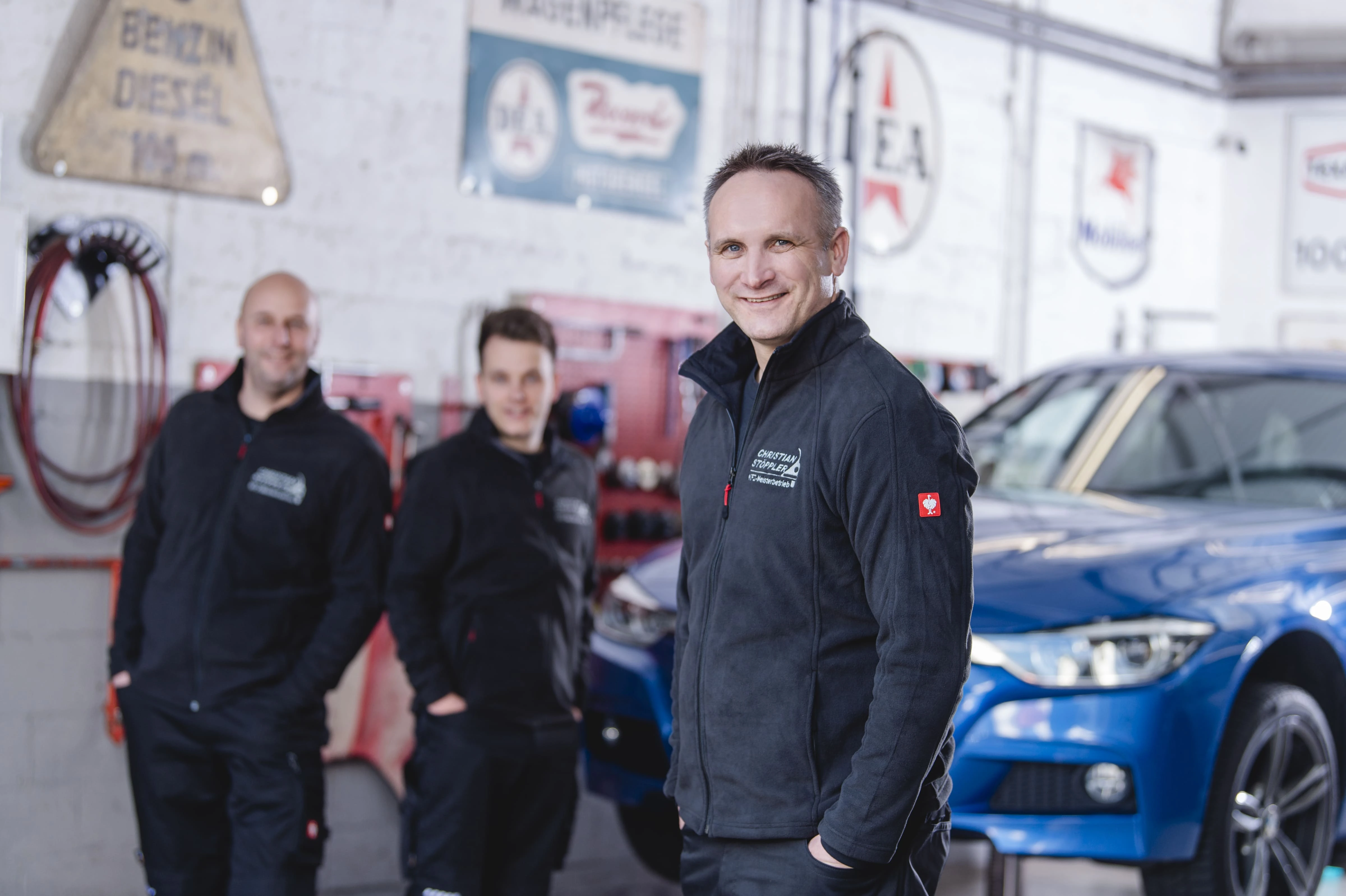 Das Team der KFZ-Werkstatt Christian Stöppler GmbH