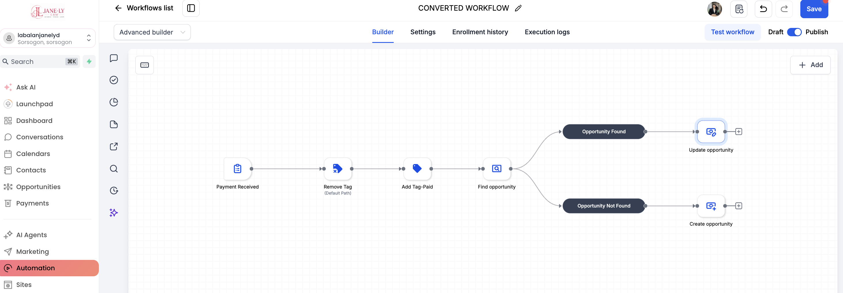 Converted Workflow