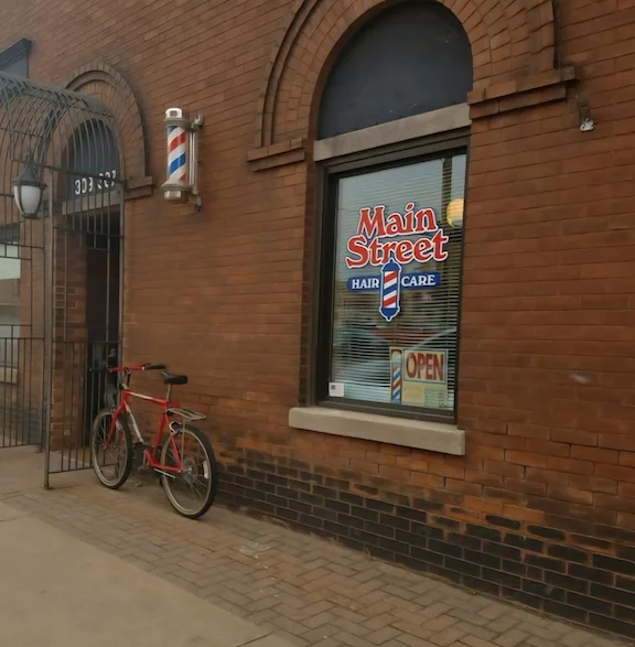 Main Street Hair Care storefront at 307 Main St, Eau Claire, Wisconsin