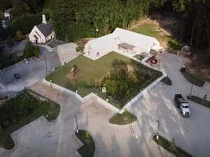 Asphalt parking lot striping in Ellijay