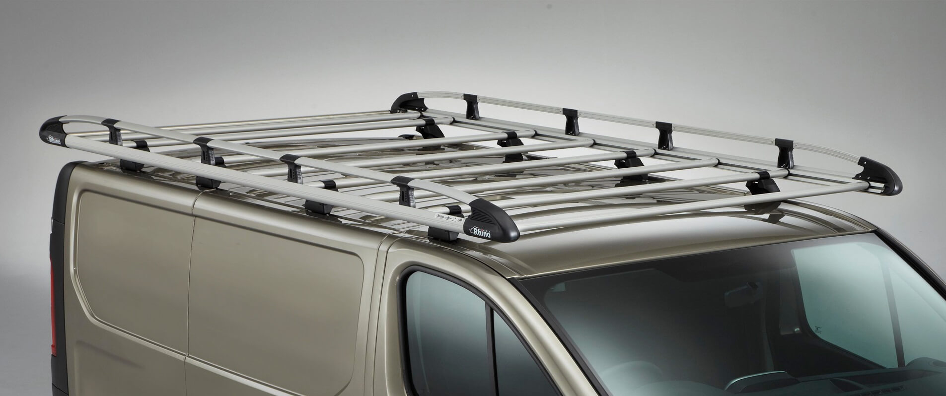 Rhino modular roof rack on a van