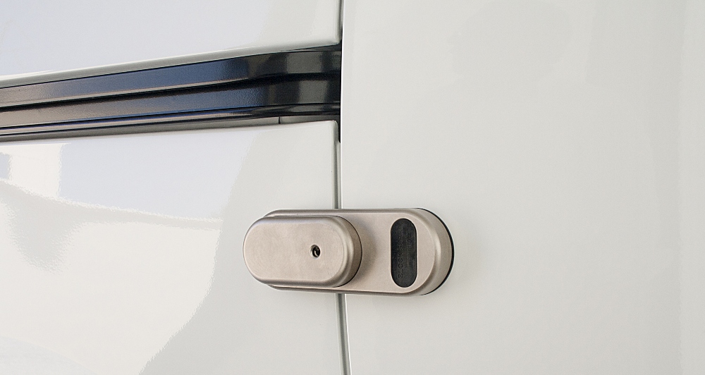 Van security slam lock